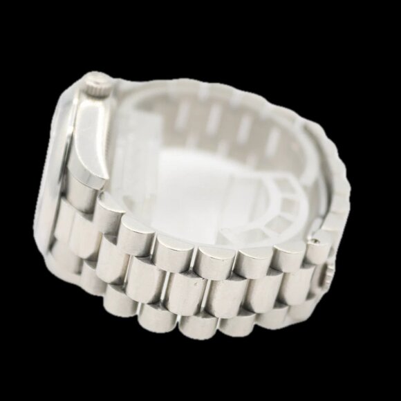 2001 Rolex 178246 Concentric Glacial Datejust Ladies Wristwatch Platinum 950 - Picture 8 of 9